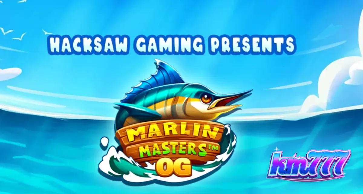 Tampilan visual slot Marlin Masters OG dengan tema memancing di laut lepas